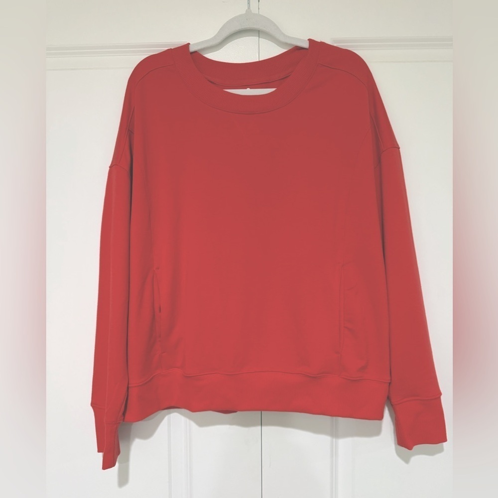 APANA  Crewneck Yoga Lightweight Sweatshirt NWOT SZ XL with pockets